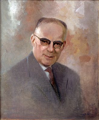 J. B. Taylor - Dr. D. B. Leitch, 1967, Oil on masonite, 61 x 51 cm.